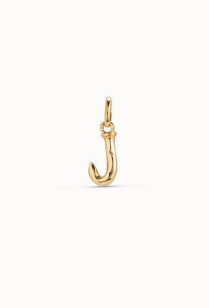 Medium J Initial Berlock
