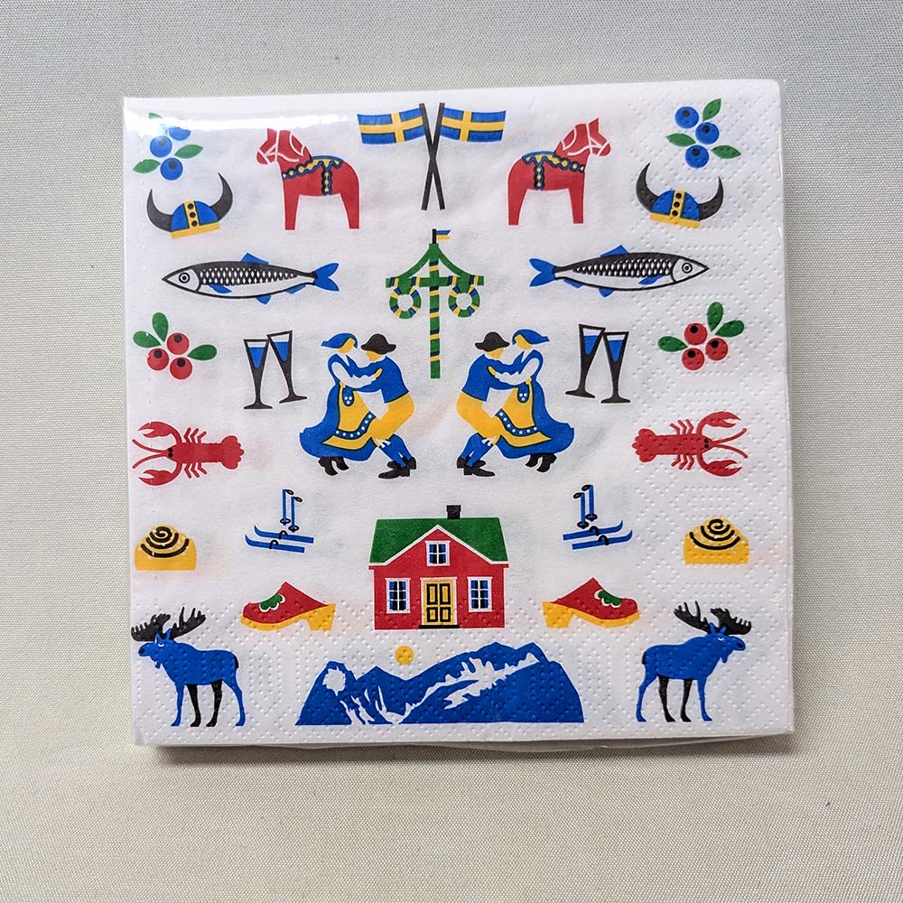 Swedish Tradition Servetter 16x16 cm