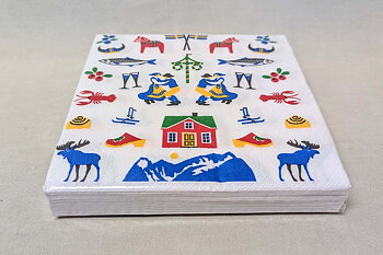 Swedish Tradition Napkins 16x16 cm