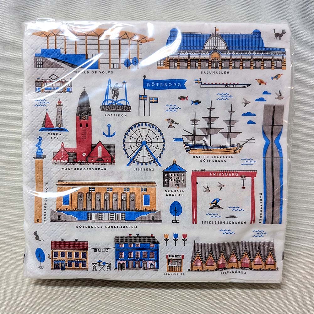 Gothenburg Multi Napkins 16x16 cm