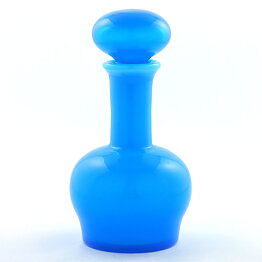 Erik Höglund (1960s) Turquoise Bottle 21 cm