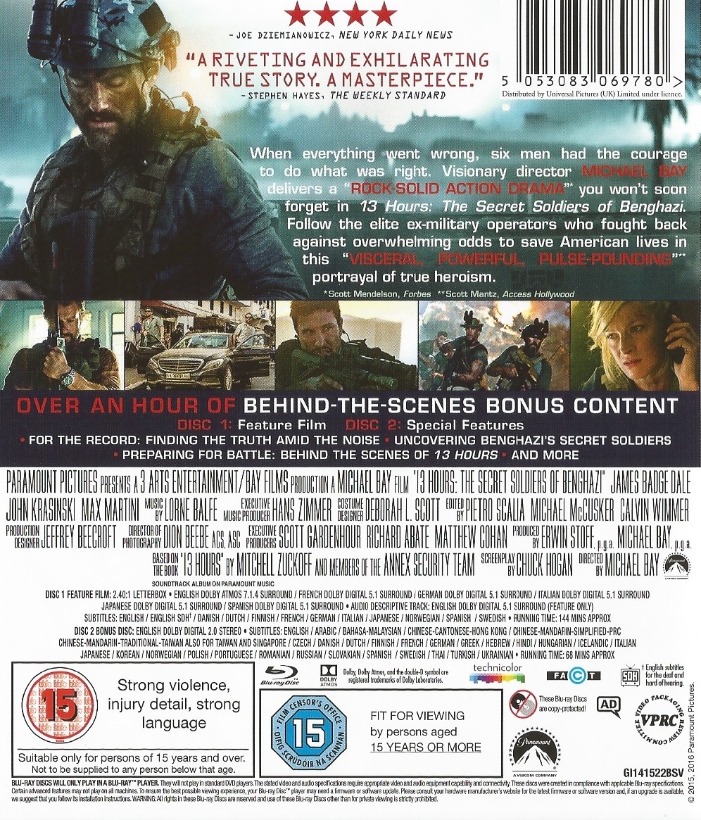 13 Hours: Secret Soldiers Of Benghazi (Blu-ray) - 2