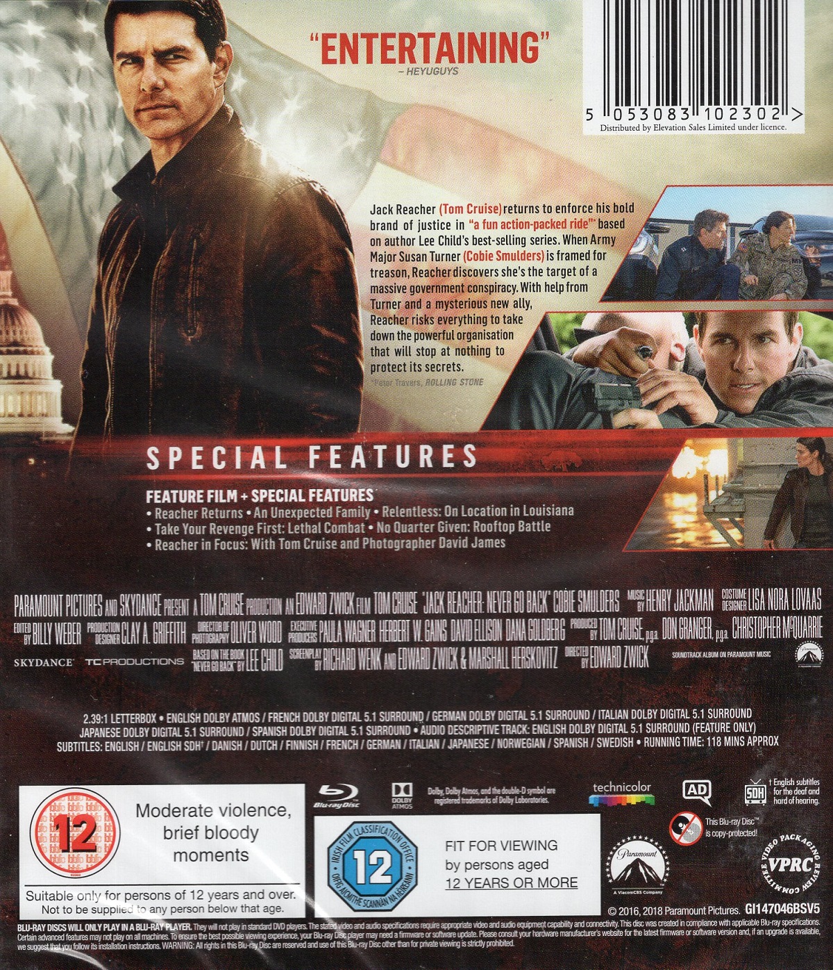 Jack Reacher: Never Go Back (Blu-ray) - 2
