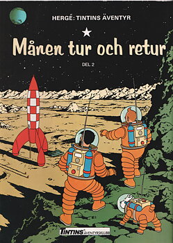 Tintins äventyrsklubb 21B, Tintin, Månen tur och retur del 2, begagnad