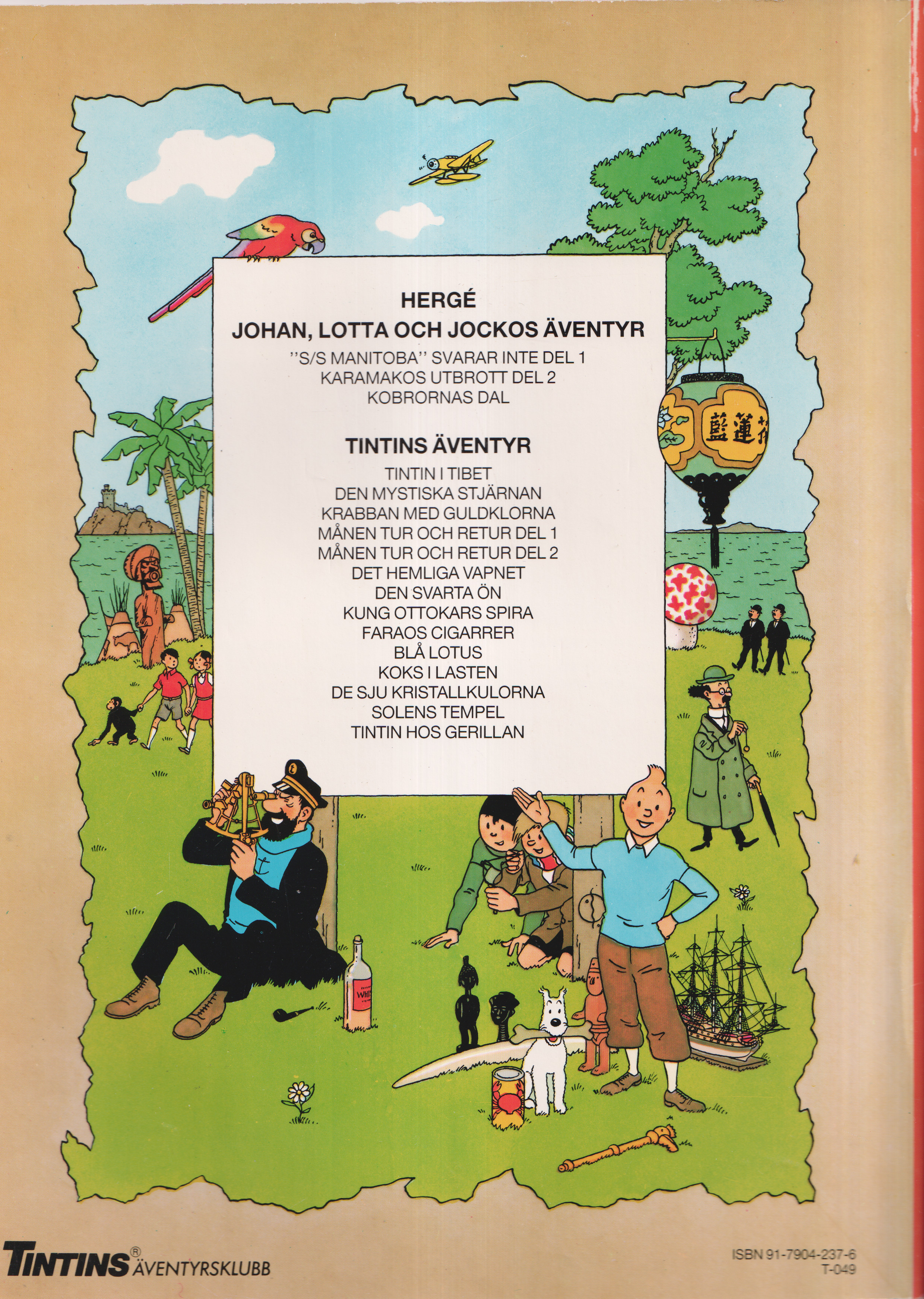 Tintins äventyrsklubb 49, Tintin, Tintin hos gerillan, begagnad - 2