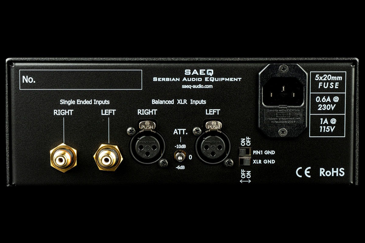 SAEQ - PDA-1b hörlursförstärkare - 2