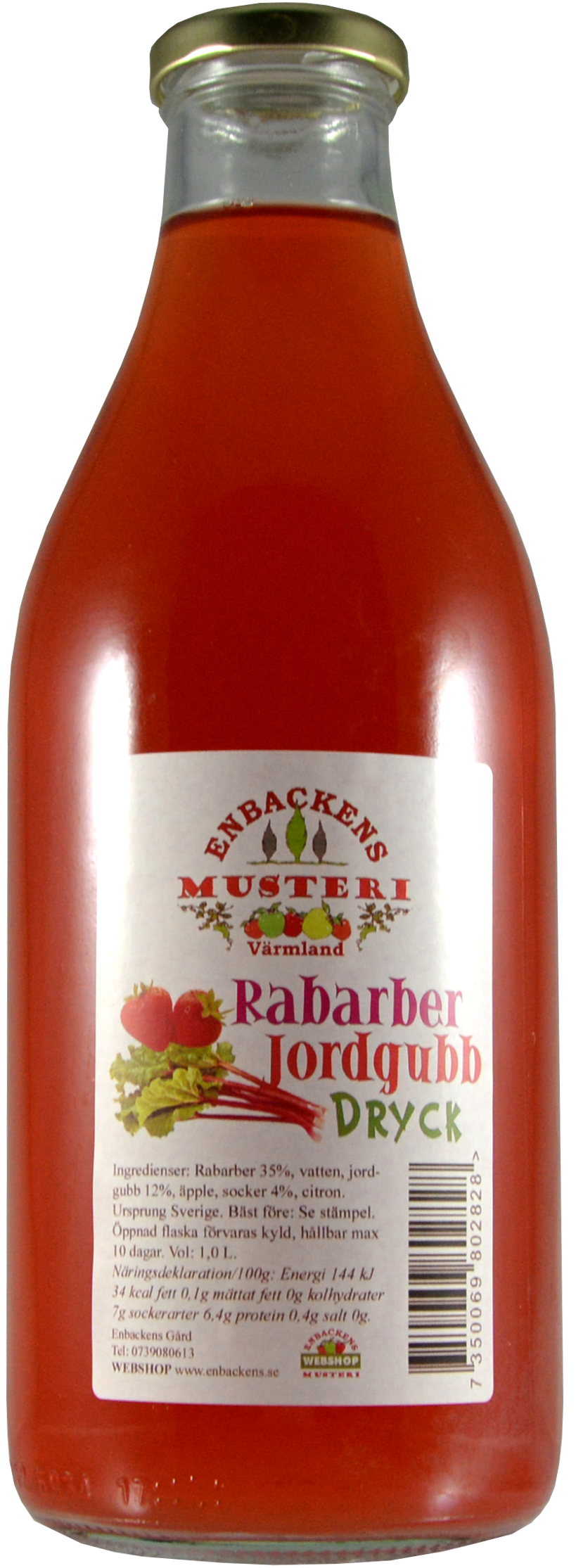 RabarberJorgubb 1 liter
