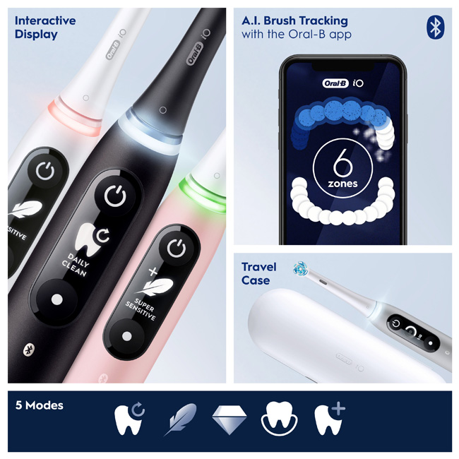 Oral B Eltandborste iO6 Series M6 White - 2