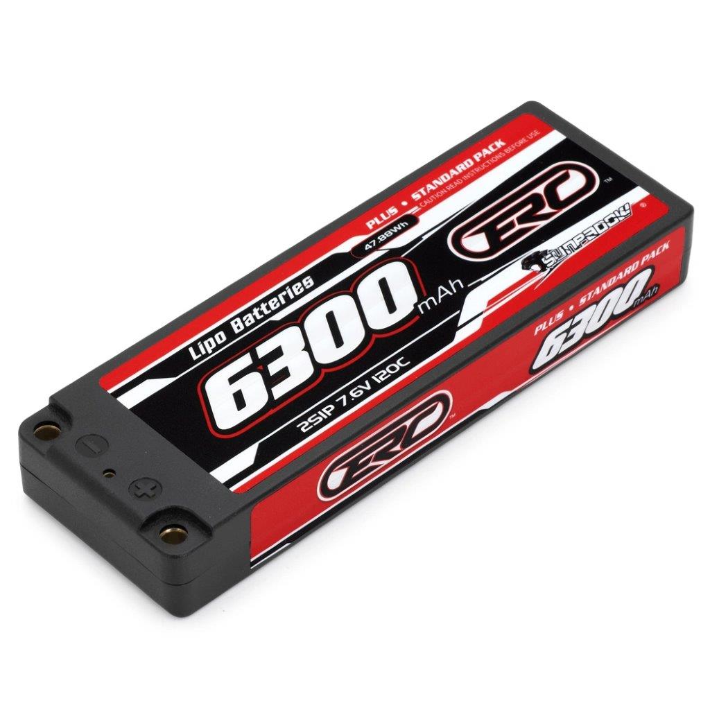 SUNPADOW Li-Po Batteri 2S 7,6V 6300mAh 120C HV Hard 5mm LCG