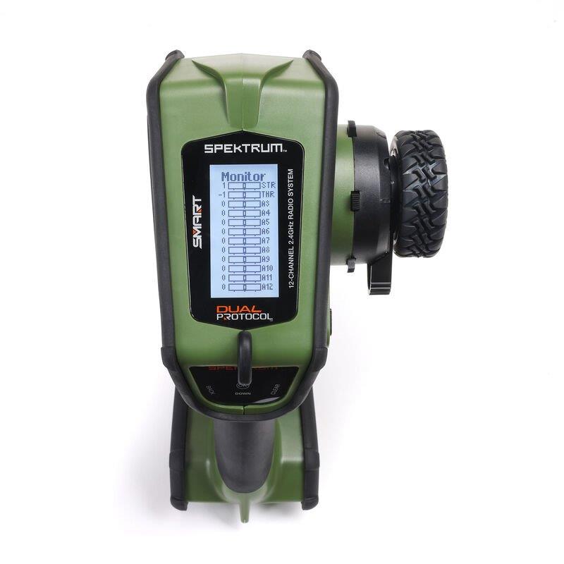 Spektrum DX Rugged+ 12-Channel DSMR+ Transmitter, Green - 17