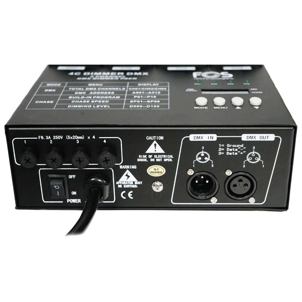 FOS 4ch Dimmer DMX - 3