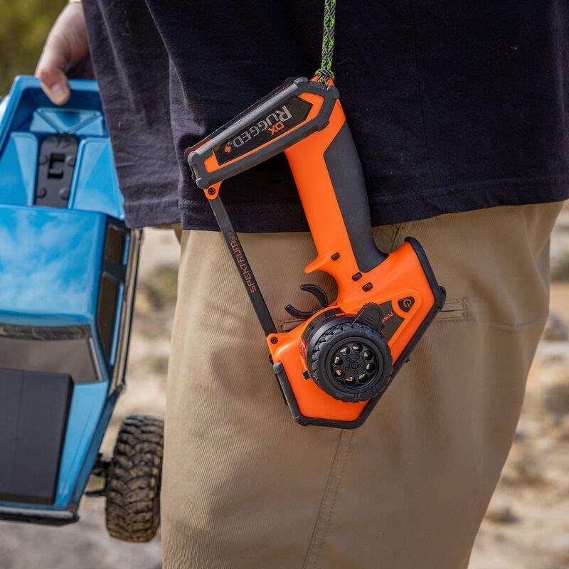 Spektrum DX Rugged+ 12-Channel DSMR+ Transmitter, Orange - 5