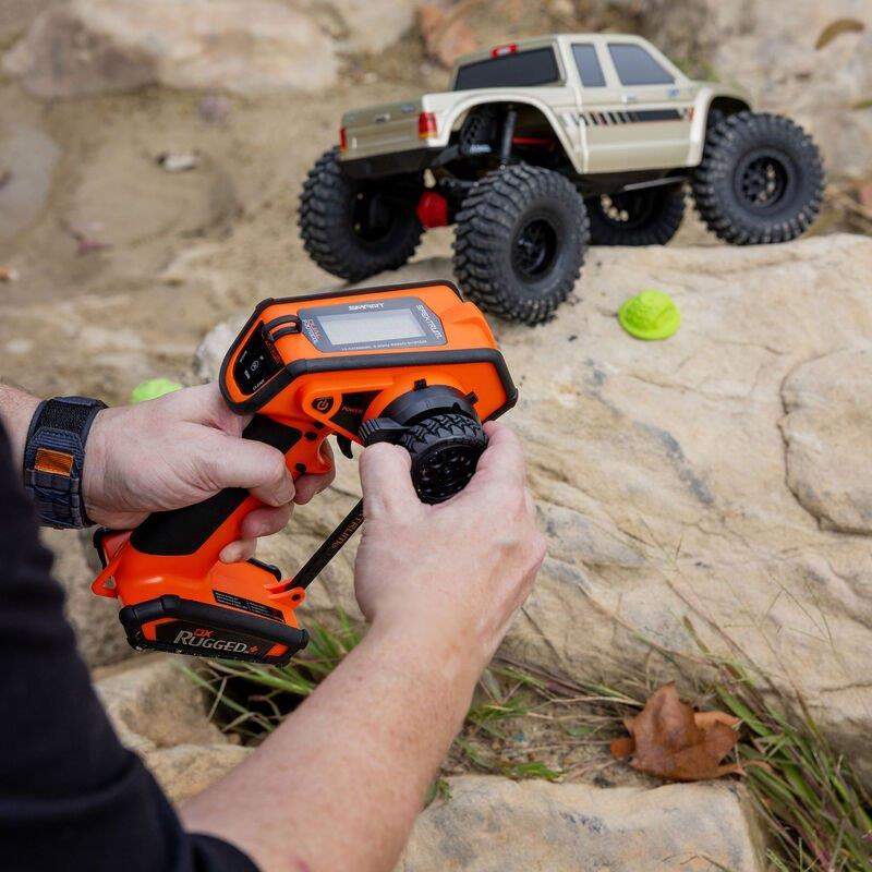 Spektrum DX Rugged+ 12-Channel DSMR+ Transmitter, Orange - 4