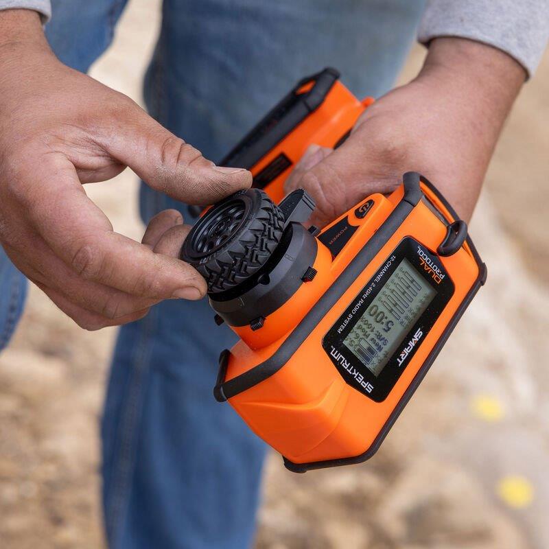 Spektrum DX Rugged+ 12-Channel DSMR+ Transmitter, Orange - 7