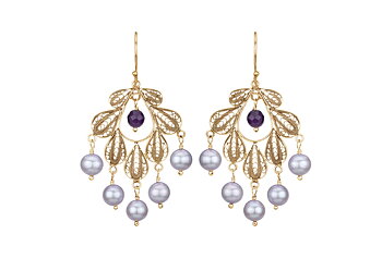 HANG CLEMATIS LEAF CHANDELIER