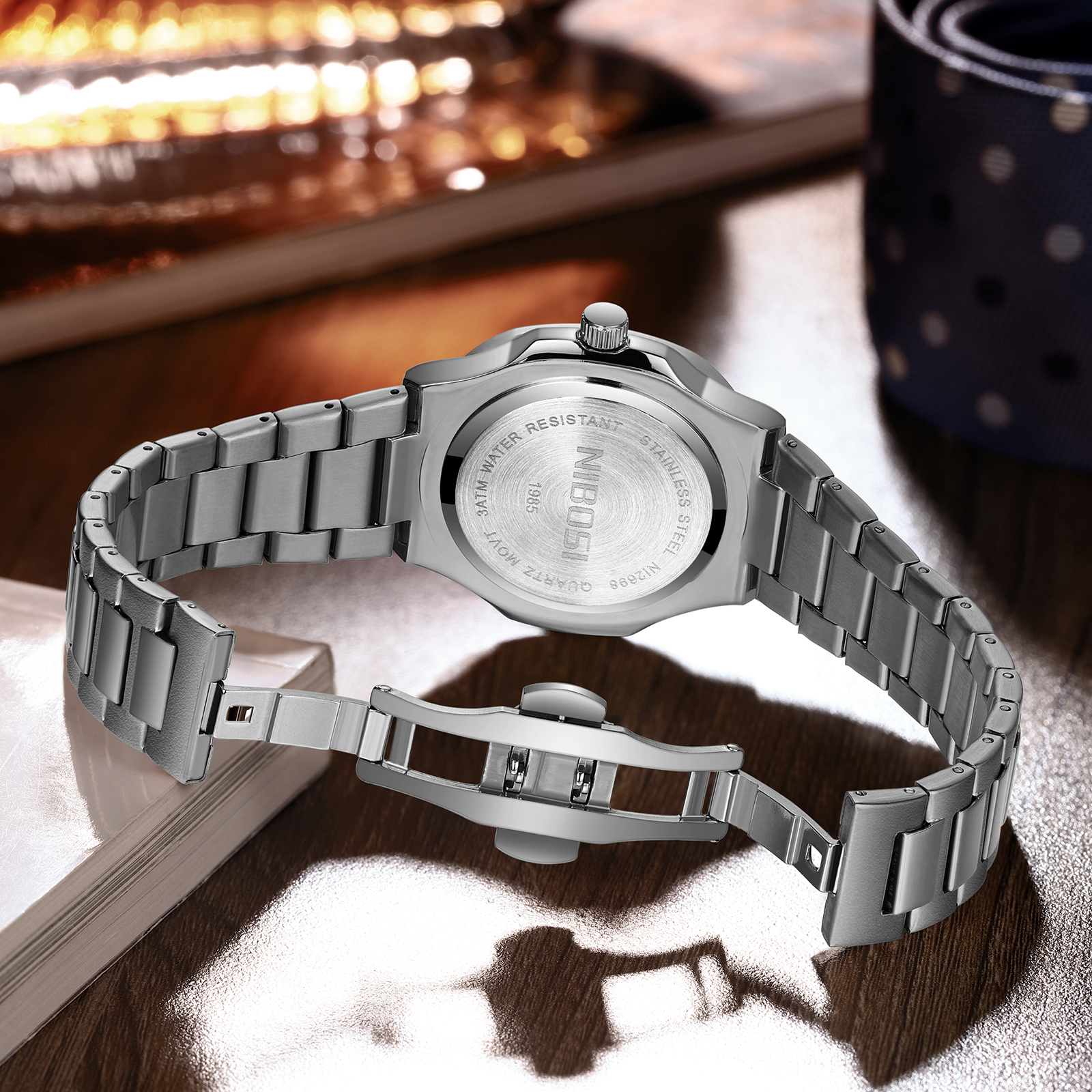 Nibosi Heritage 24 Hour Silver Blue - 5