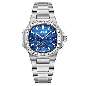 Nibosi Heritage 24 Hour Silver Blue