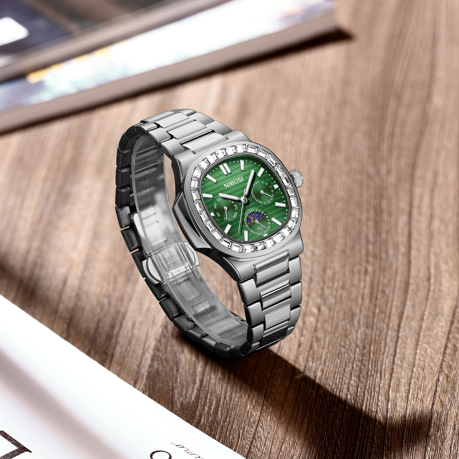 Nibosi Heritage 24 Hour Silver Green - 8