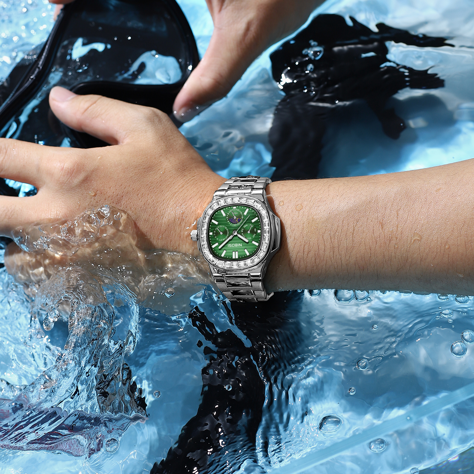Nibosi Heritage 24 Hour Silver Green - 7