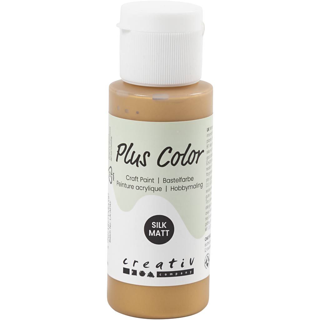 Plus Color Hobbyfärg - guld