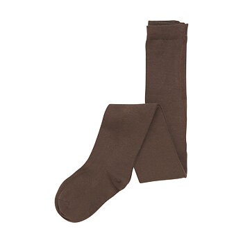 Stocking solid Cocoa Brown