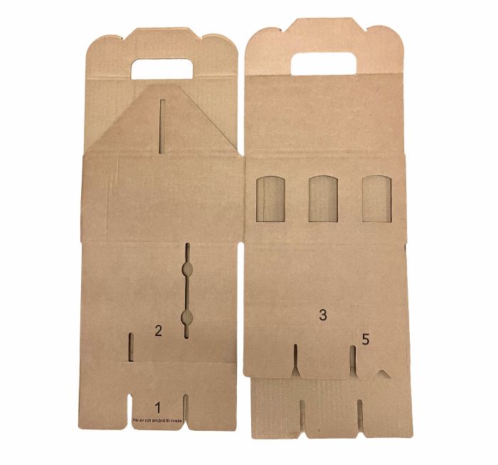 Æske med håndtag, 9-Pack 33 cl Long neck / Sleek can, 100 Stk. - 3