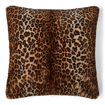 Kudde 65x65 cm - Leopard Brown