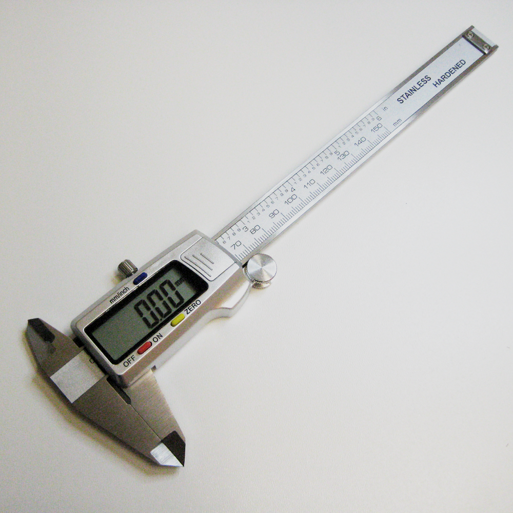 Digitalt skjutmått  i rostfritt stål (0,01–150 mm)