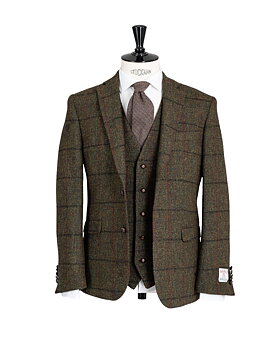 Harris Tweed - Green Check Blazer