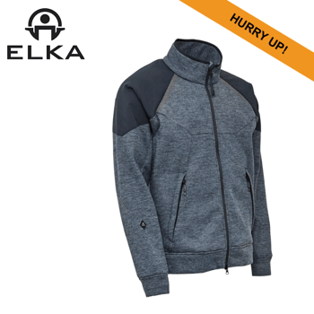 Fleecejacka ELKA Working Xtreme Grå