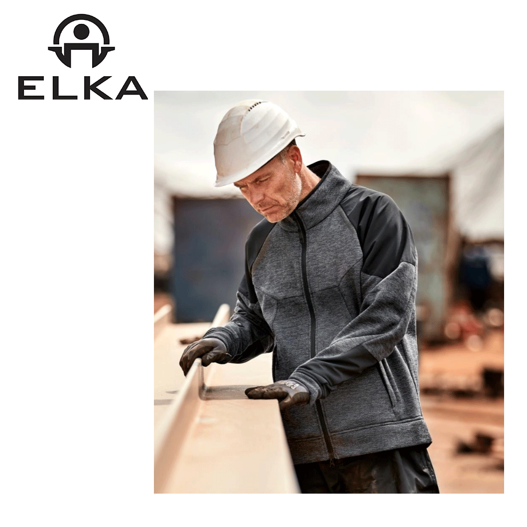 Fleecejacka ELKA Working Xtreme Grå - 4
