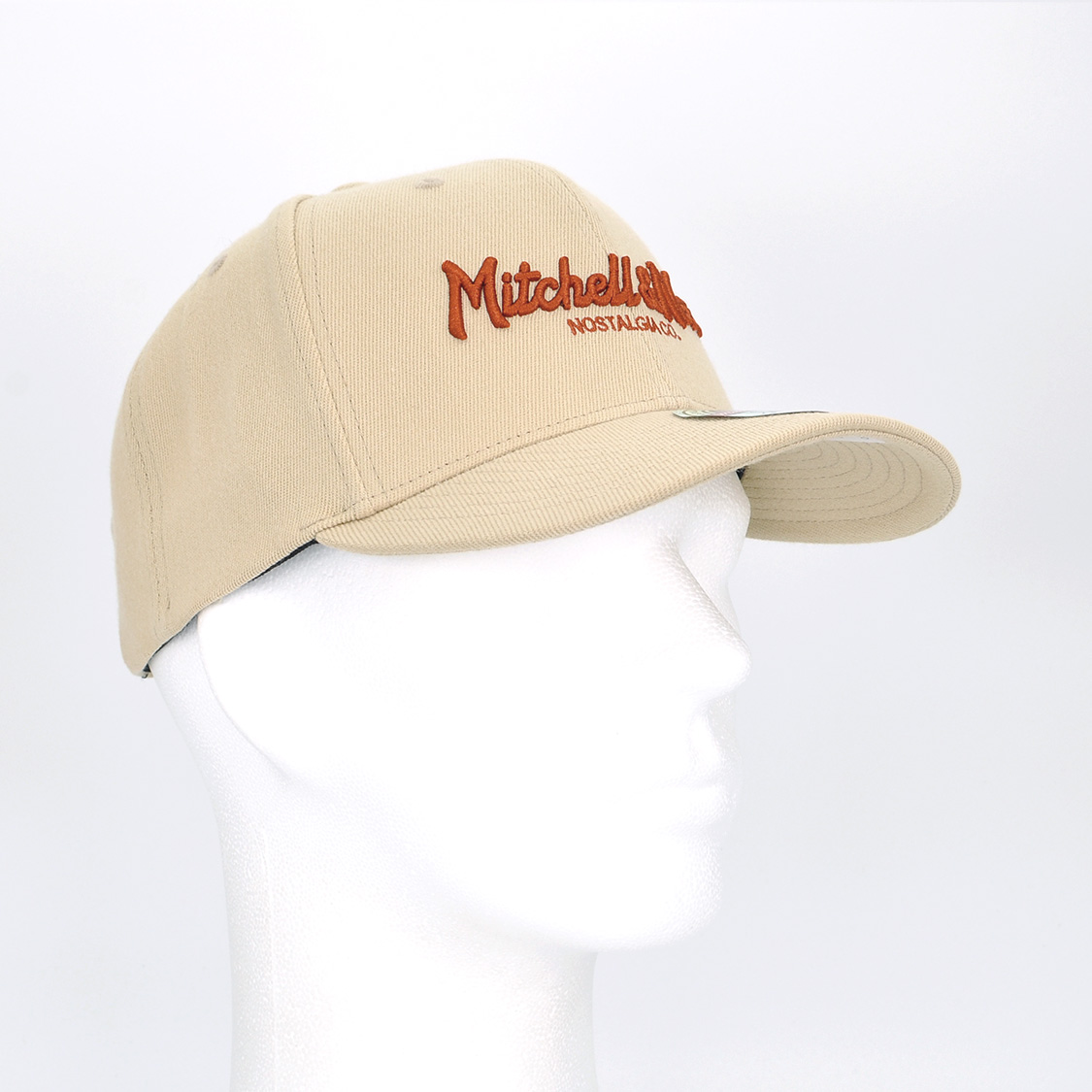 Mitchell & Ness - Pinscript Classic Red - Own Brand - Khaki / Orange - 4