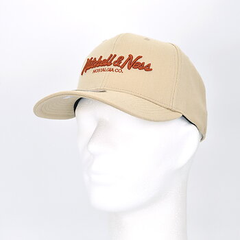 Mitchell & Ness - Pinscript Classic Red - Own Brand - Khaki / Orange