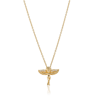 Gold plated necklace GODDESS OF LOVE