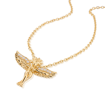 Gold plated necklace GODDESS OF LOVE