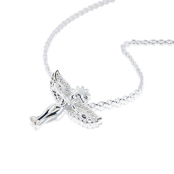 Hopeinen kaulus GODDESS OF LOVE MINI