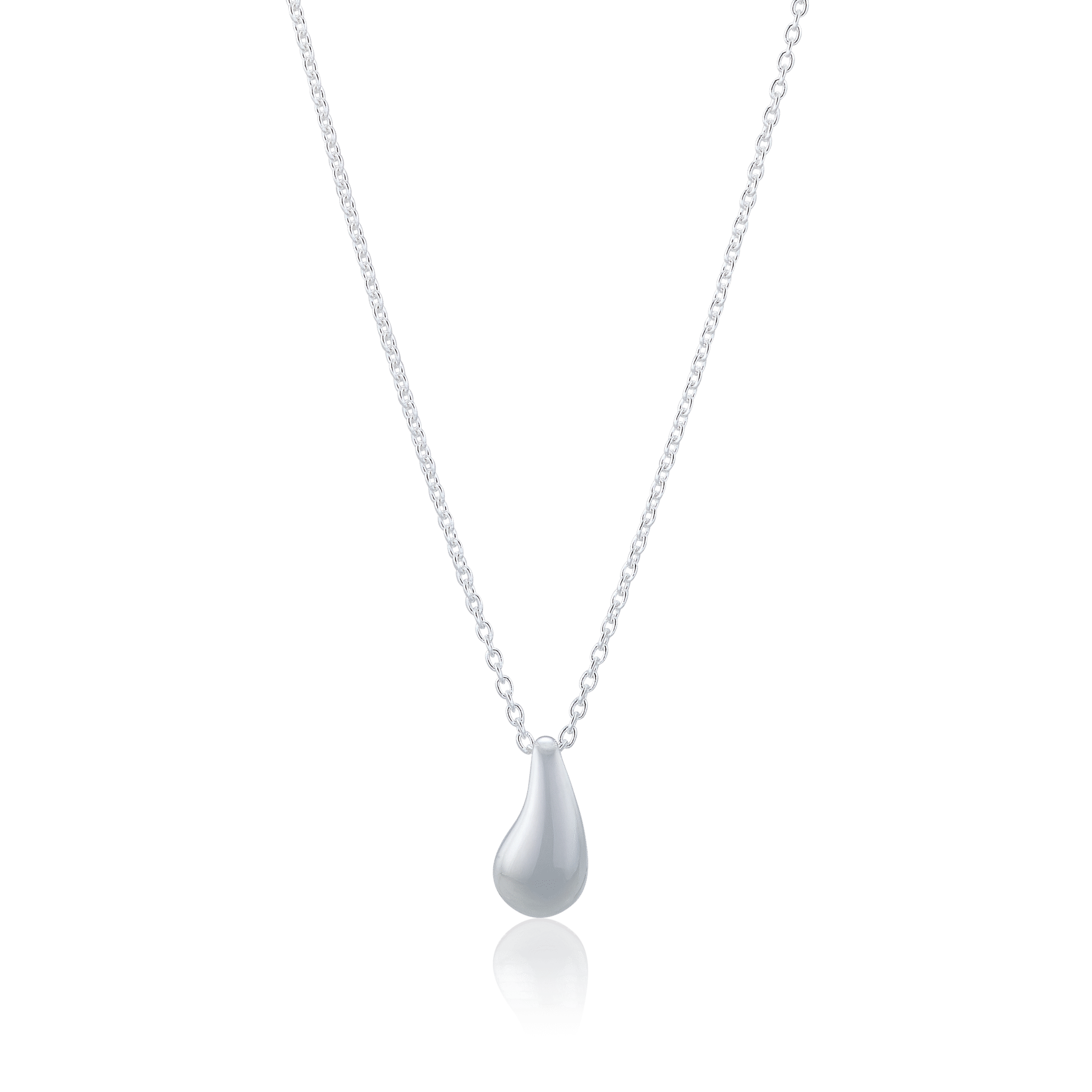 Hopeinen kaulus INFINITY DROP