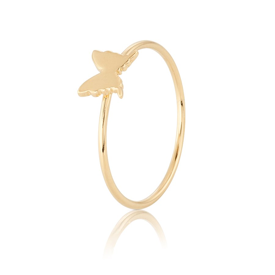 Gold plated RING PETITE PAPILLION STL 17