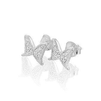 Hopea korvakorut PETITE PAPILLION SPARKLING