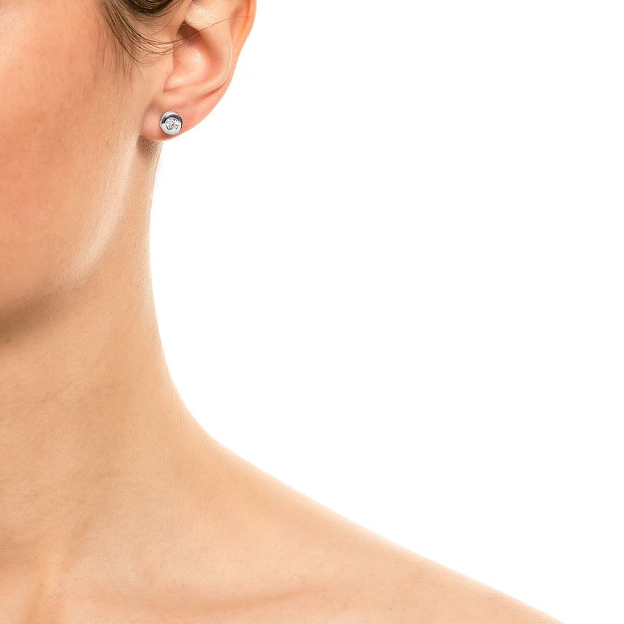 Silver earrings LOVED - 2