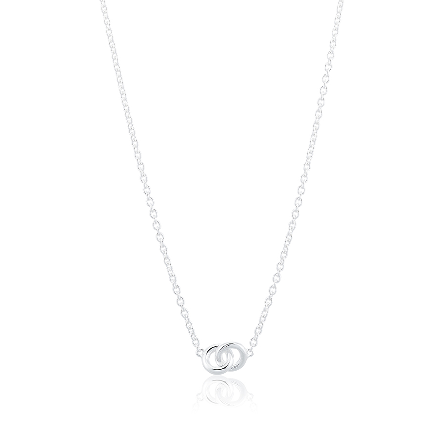Hopeinen kaulus THE KNOT MINI