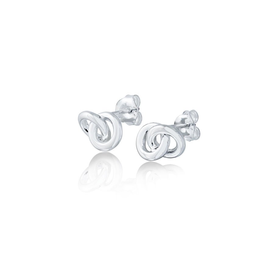 Hopeiset korvakorut THE KNOT