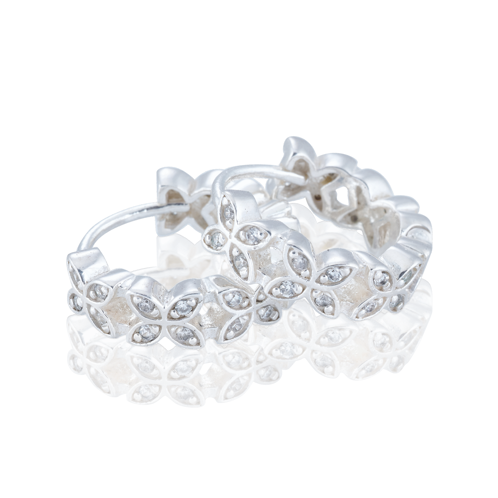 Hopea korvakorut SPARKLING ELLIPSE MINI CREOL - 2