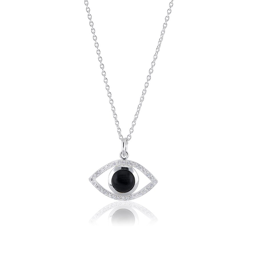 Hopeinen kaulus DEVINE EYE