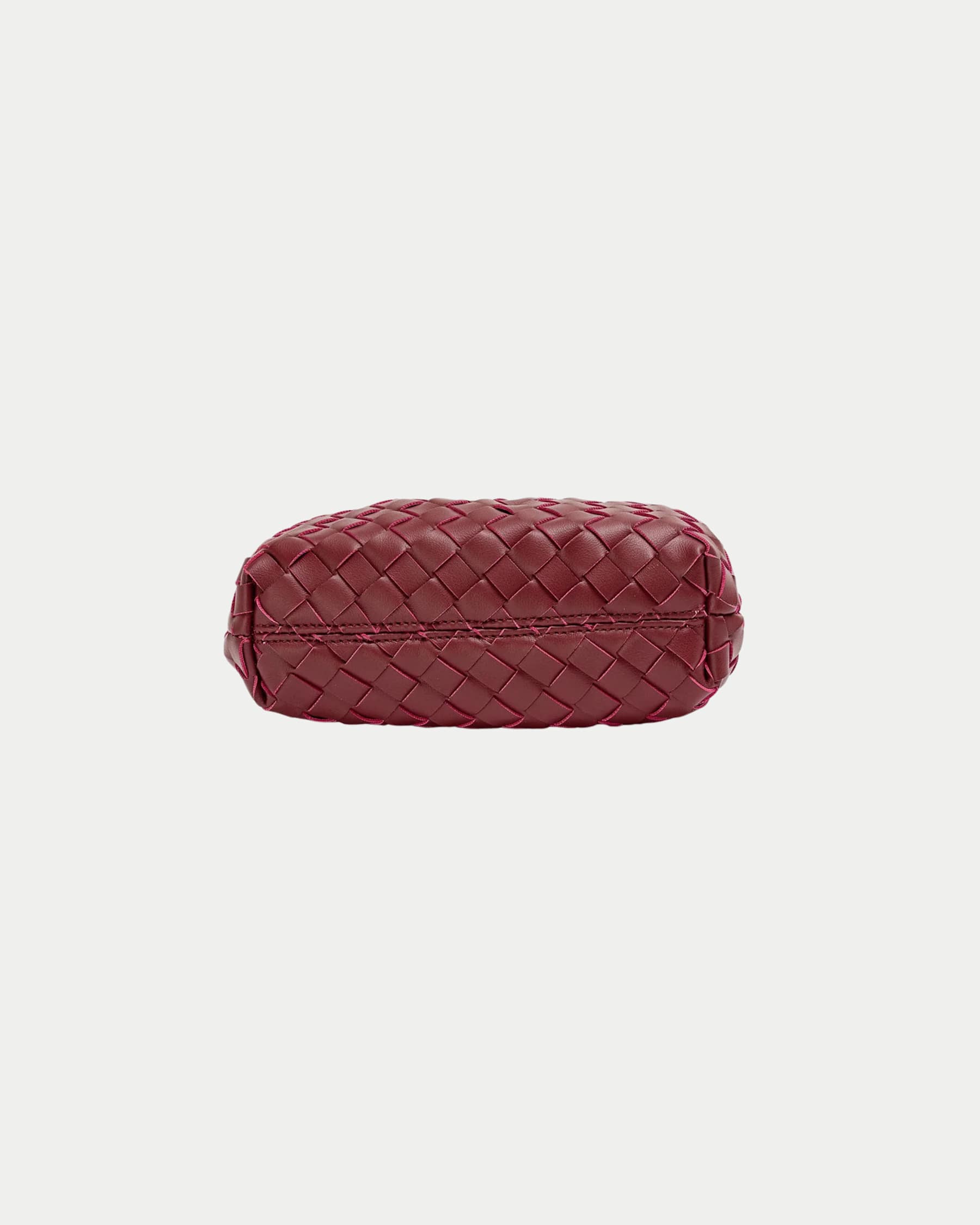 Dumpling Braided Bag Burgundy - 2