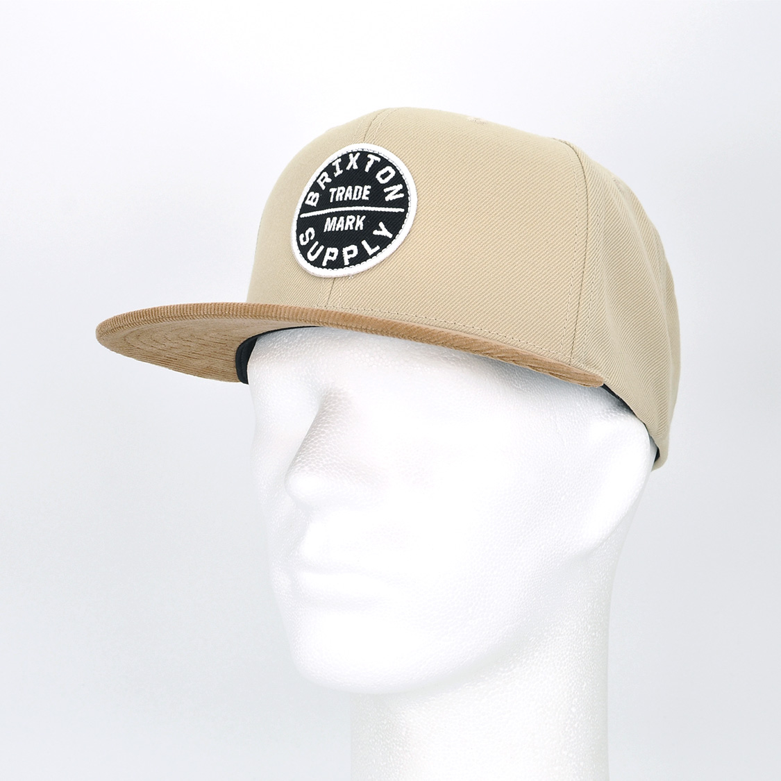 Brixton - Oath III Snapback Sandlight Brown Corduroy