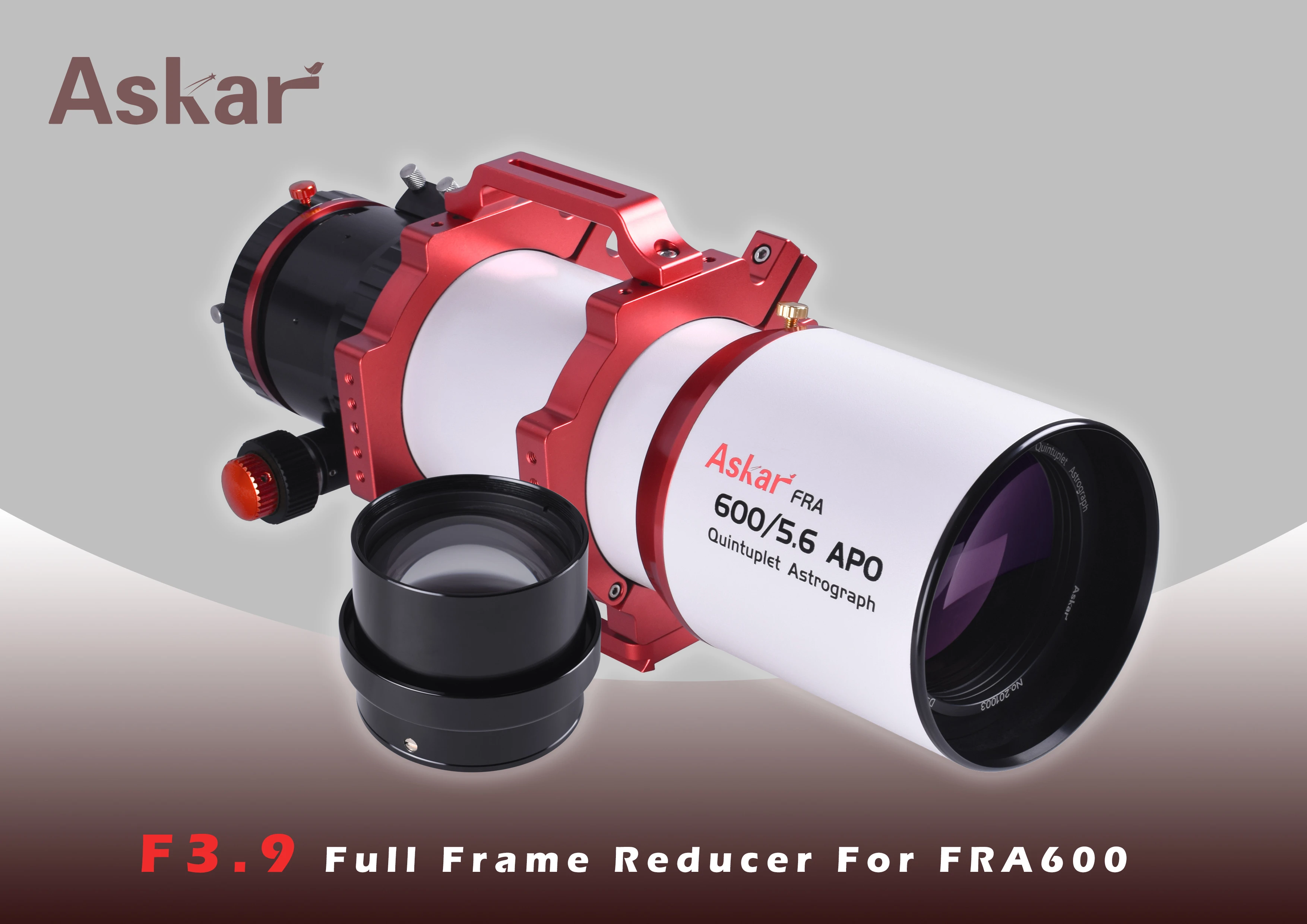 ASKAR 0,7X REDUCER/CORRECTOR FÖR FRA600 QUINTUPLET APO - 4