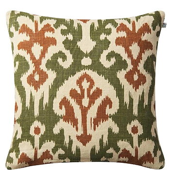 Kudde Adi - Terracotta/Cactus Green 50x50 cm