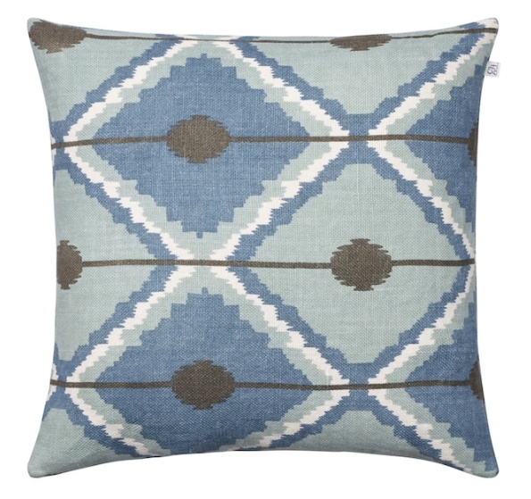 Kudde Pune - Heaven Blue/Grey/Aqua/Off White 50 x 50 cm