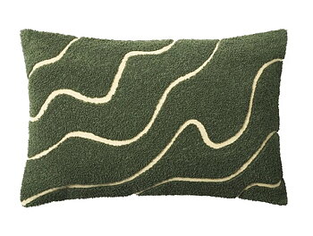 Kudde Bouclé Kashi - Cactus Green 40x60 cm